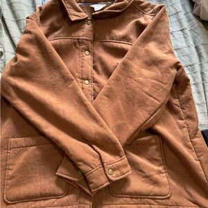 Boston Traders Tan Sherpa-Lined Jacket